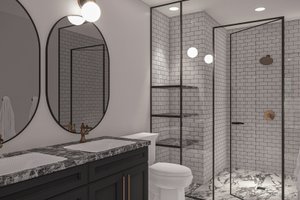 Interior - Master Bathroom 1 for Victorian House Plan #455-462 - 3 bed, 2.5 bath