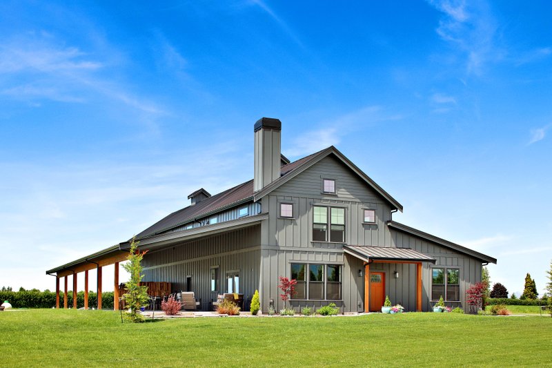 House Blueprint - Photo 7 for Barndominium House Plan #1070-275 - 1 bed, 1.5 bath