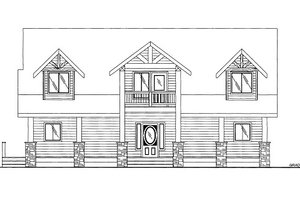 Bungalow Exterior - Front Elevation Plan #117-779