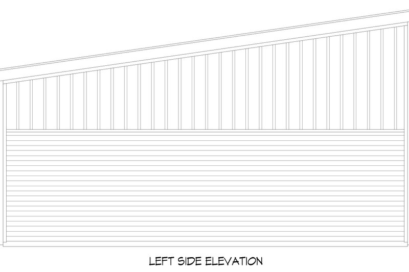 House Blueprint - Exterior - Other Elevation for Southern House Plan #932-1336 - 1 bed, 1 bath