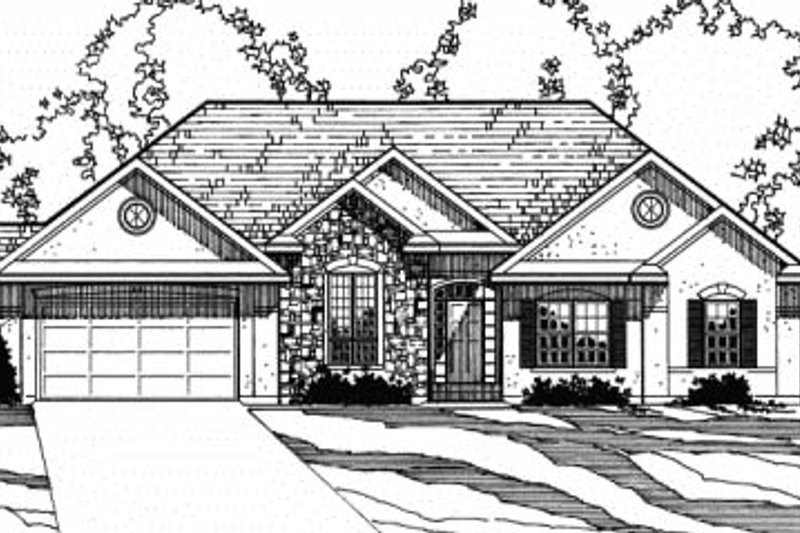 Traditional Style House Plan - 4 Beds 3.5 Baths 2825 Sq/Ft Plan #31-130