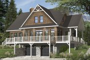 European Style House Plan - 4 Beds 3 Baths 2340 Sq/Ft Plan #23-2627 