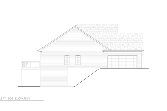 Exterior - Other Elevation for European House Plan #119-274 - 3 bed, 2 bath