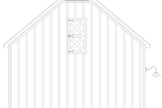 Exterior - Other Elevation 1 for Country House Plan #932-367, 0 bath
