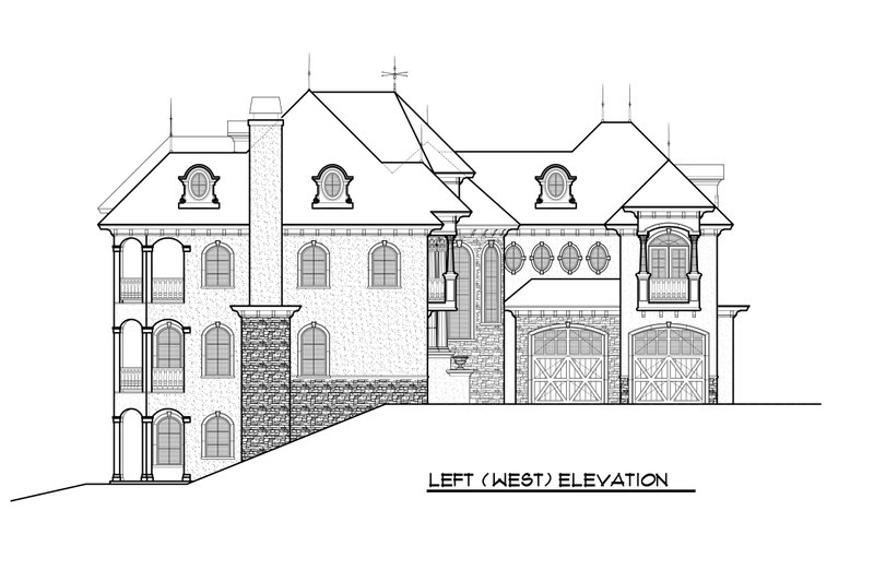 Home Plan - Exterior - Other Elevation 5 for Victorian House Plan #1066-55 - 5 bed, 4 bath