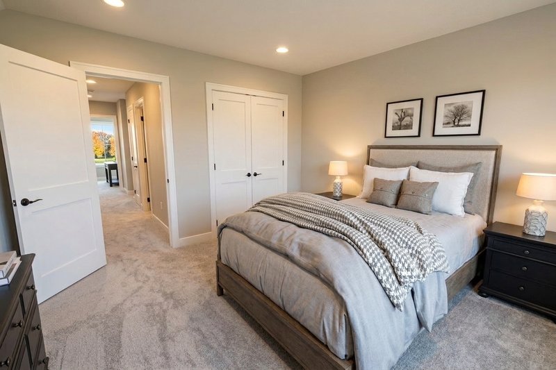 House Plan Design - Interior - Bedroom 1 for Farmhouse House Plan #51-1535 - 3 bed, 2.5 bath