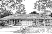 Ranch Style House Plan - 2 Beds 2 Baths 2681 Sq/Ft Plan #303-125 
