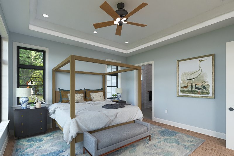House Blueprint - Interior - Master Bedroom 2 for Farmhouse House Plan #1060-238 - 3 bed, 2.5 bath