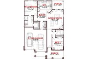 Bungalow Style House Plan - 2 Beds 2 Baths 1336 Sq/Ft Plan #63-235 