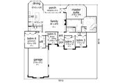 Mediterranean Style House Plan - 5 Beds 3 Baths 3087 Sq/Ft Plan #84-599 