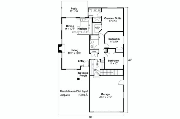 Dream House Plan - Floor Plan - Other Floor Plan #124-334
