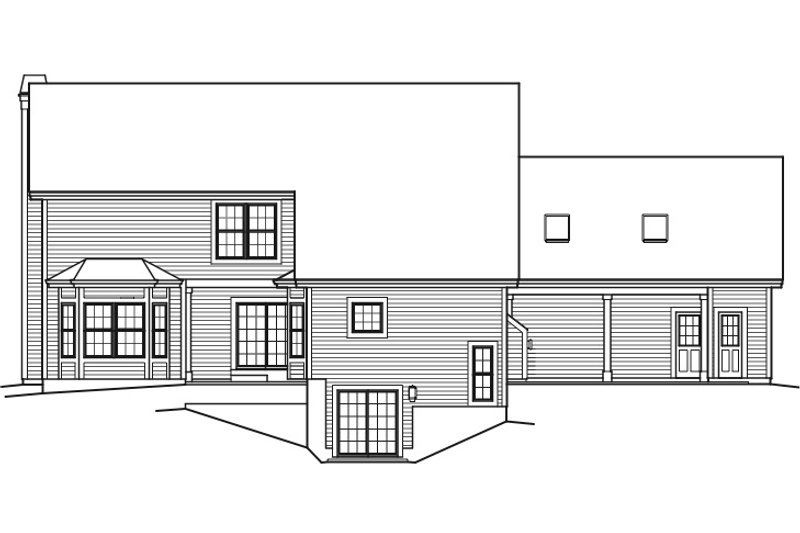 Home Plan - 3300 square foot 5 bedroom country plan with apartment