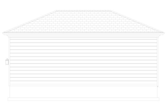 Exterior - Rear Elevation 3 for Farmhouse House Plan #1060-249, 0 bath