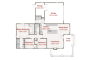 Craftsman Style House Plan - 3 Beds 2 Baths 1450 Sq/Ft Plan #461-1 