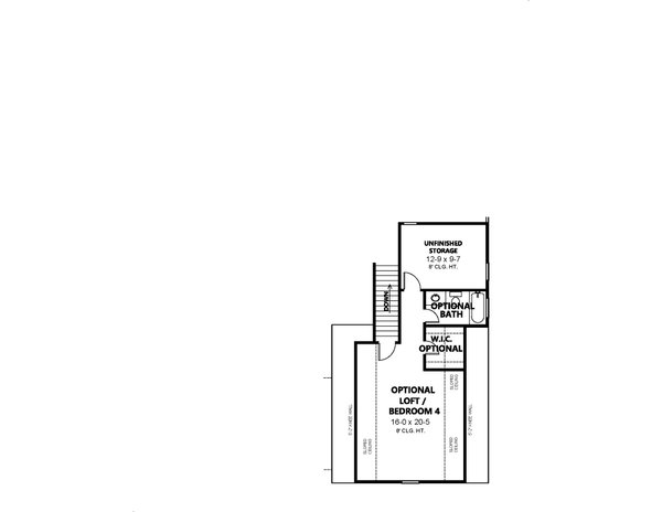 Architectural House Design - Country Floor Plan - Upper Floor Plan #1080-17