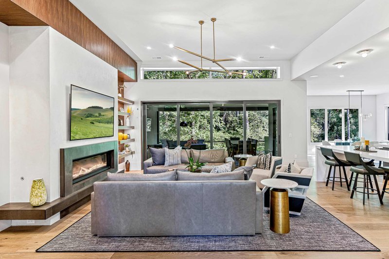 Dream House Plan - Interior - Family Room 1 for Contemporary House Plan #938-146 - 3 bed, 3.5 bath