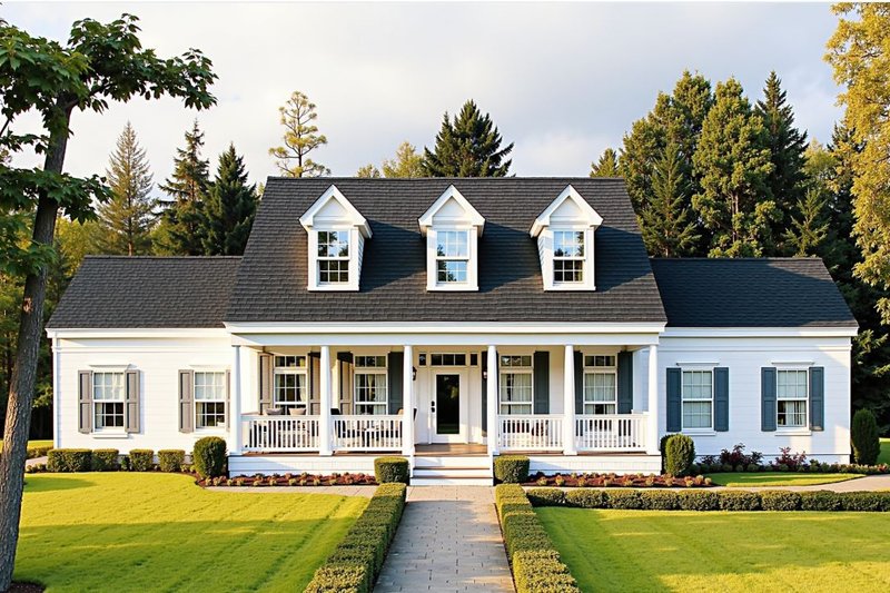 Home Plan - Farmhouse Exterior - Front Elevation Plan #3-178