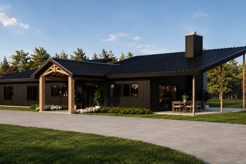 Home Plan - Exterior - Other Elevation for Modern House Plan #1064-498 - 3 bed, 2 bath