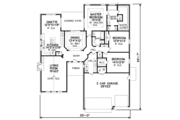 Traditional Style House Plan - 3 Beds 2 Baths 2148 Sq/Ft Plan #65-217 