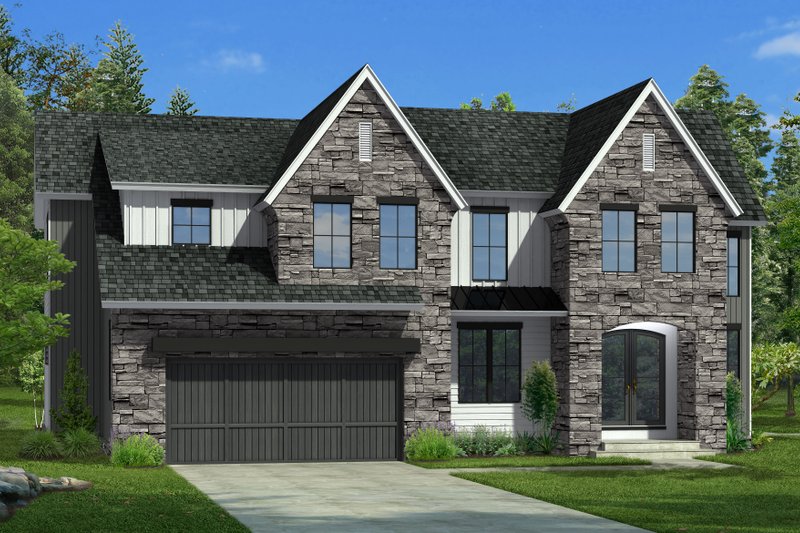 Traditional Style House Plan - 3 Beds 2.5 Baths 2836 Sq/Ft Plan #1057-37