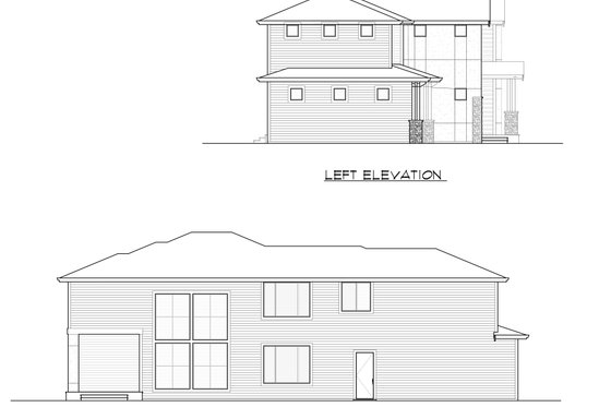 Exterior - Other Elevation 4 for Traditional House Plan #1066-75 - 5 bed, 4.5 bath