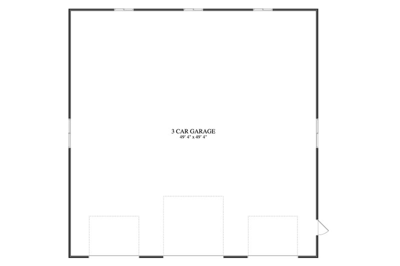House Blueprint - Floor Plan - Main Floor for Traditional House Plan #1060-331, 0 bath