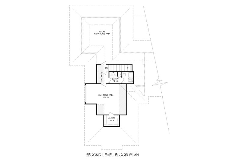Architectural House Design - Floor Plan - Upper Floor for Country House Plan #932-294 - 3 bed, 4.5 bath