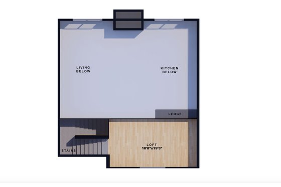 Floor Plan - Upper Floor for Craftsman House Plan #1110-12 - 3 bed, 3 bath