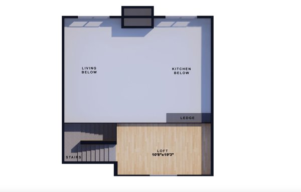 Architectural House Design - Craftsman Floor Plan - Upper Floor Plan #1110-12