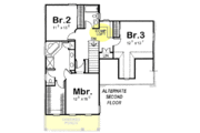 Farmhouse Style House Plan - 3 Beds 2.5 Baths 1560 Sq/Ft Plan #20-1212 
