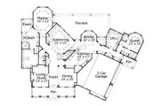 Country Style House Plan - 4 Beds 4 Baths 4697 Sq/Ft Plan #411-267 