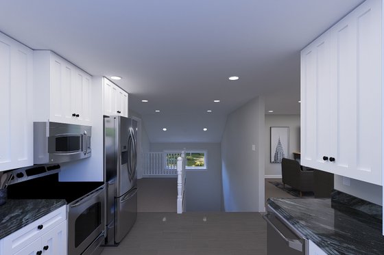 Interior - Kitchen for Traditional House Plan #1060-297 - 1 bed, 1.5 bath