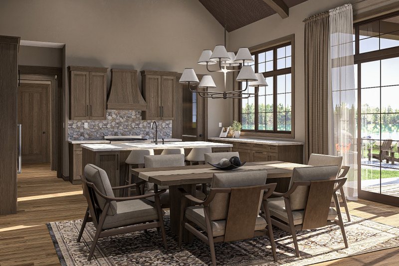 House Design - Interior - Dining Room for Traditional House Plan #455-399 - 3 bed, 3 bath