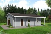 Contemporary Style House Plan - 0 Beds 0 Baths 1080 Sq/Ft Plan #932-85 