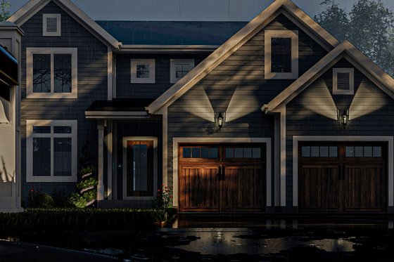 Exterior - Other Elevation 3 for Traditional House Plan #455-180 - 3 bed, 2.5 bath