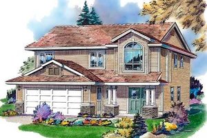Traditional Exterior - Front Elevation Plan #18-273
