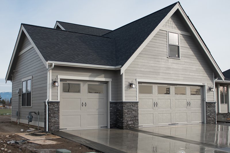 House Blueprint - Exterior - Front Elevation 3 for Craftsman House Plan #1070-35 - 4 bed, 2.5 bath
