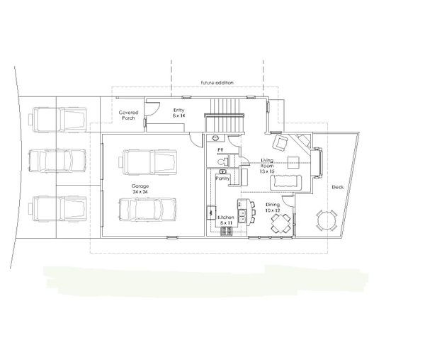 Modern Floor Plan - Main Floor Plan #902-3