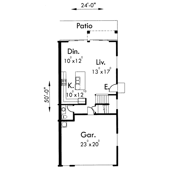 Floor Plan - Main Floor Plan #303-383