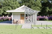 Ranch Style House Plan - 1 Beds 1 Baths 499 Sq/Ft Plan #1106-73 Exterior 