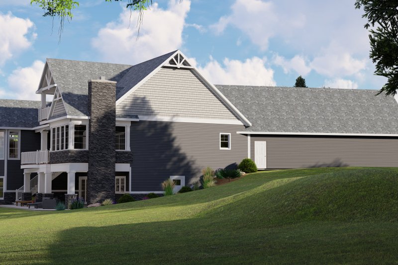 Architectural House Design - Exterior - Other Elevation 1 for Ranch House Plan #1064-89 - 2 bed, 3.5 bath
