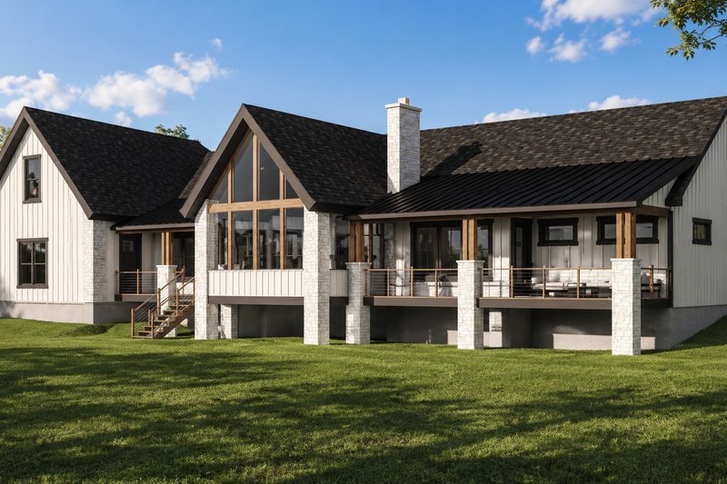 Dream House Plan - Exterior - Other Elevation 2 for Ranch House Plan #1064-506 - 3 bed, 3.5 bath