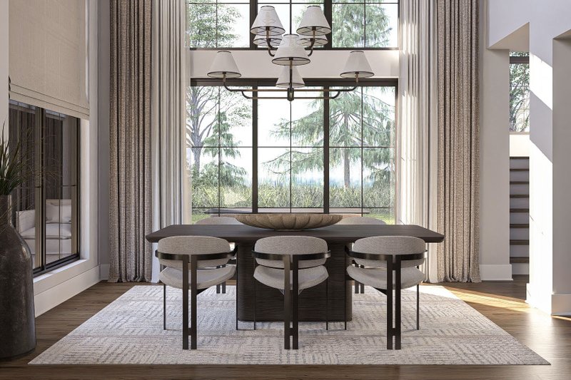 Architectural House Design - Interior - Dining Room for Barndominium House Plan #455-380 - 3 bed, 3.5 bath