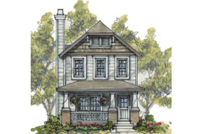 House Design - Craftsman Exterior - Front Elevation Plan #20-1752