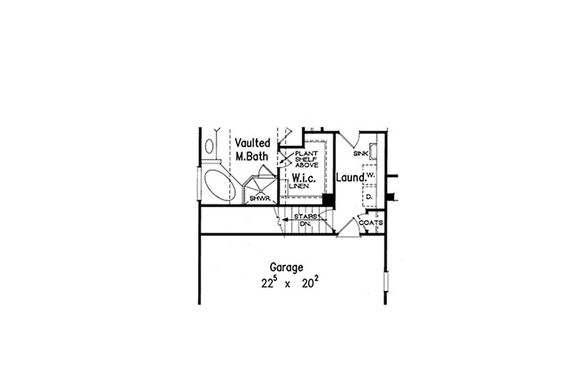 Home Plan - Opt. Basement Stair Location