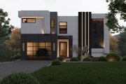 Modern Style House Plan - 5 Beds 4.5 Baths 3387 Sq/Ft Plan #1066-319 