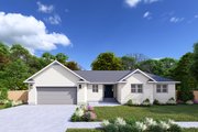 Ranch Style House Plan - 3 Beds 2 Baths 1497 Sq/Ft Plan #1060-302 