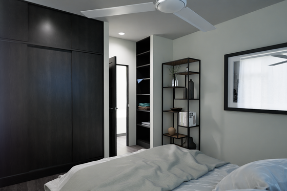 Interior - Bedroom 3 for Contemporary House Plan #48-1125 - 3 bed, 2 bath