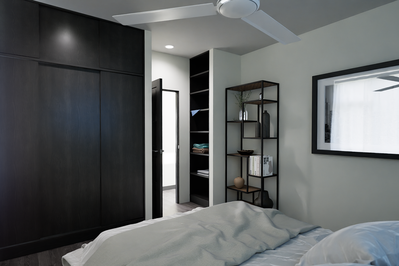 Architectural House Design - Interior - Bedroom 3 for Contemporary House Plan #48-1125 - 3 bed, 2 bath