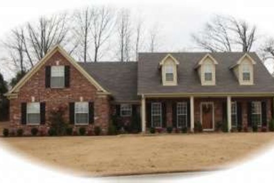 Exterior - Front Elevation for Country House Plan #81-889 - 3 bed, 2 bath